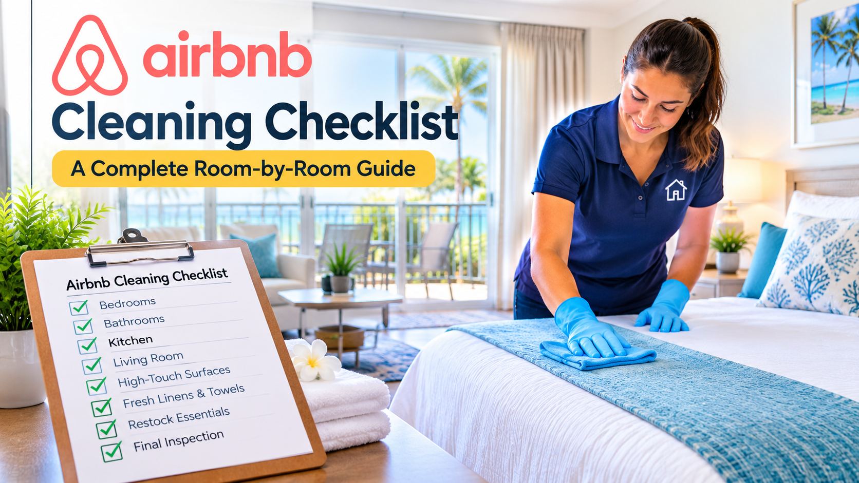 airbnb cleaning checklist for a spotless vacation rental